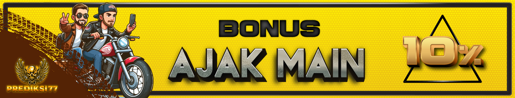 BONUS EXTRA AJAK TEMAN 10%